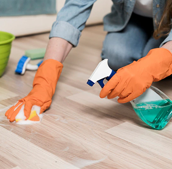 Bedroom and bathroom cleaning